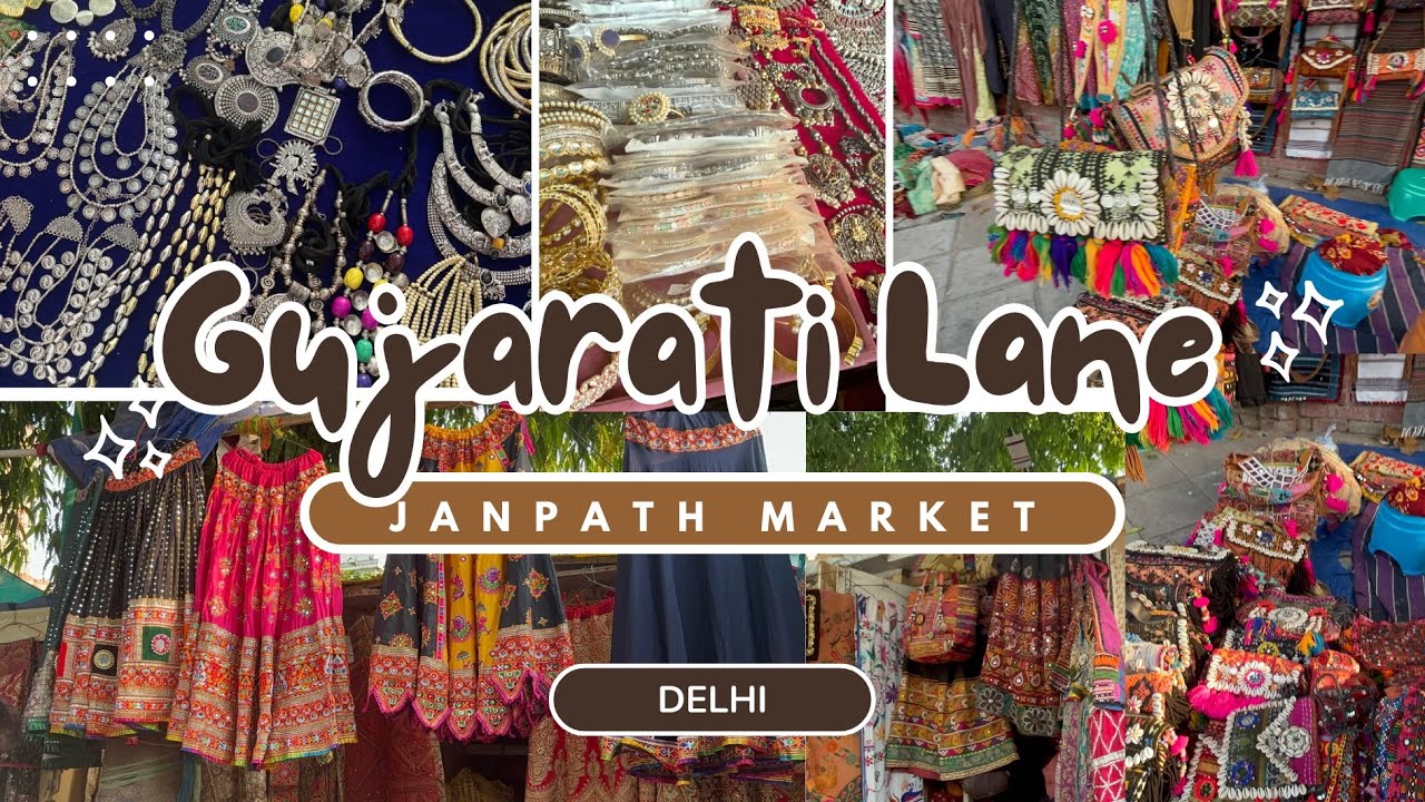 Vlog 18-GUJARATI LANE MARKET, Janpath Delhi😍 | Cheapest Market | Oxidised and AD jewellery💍