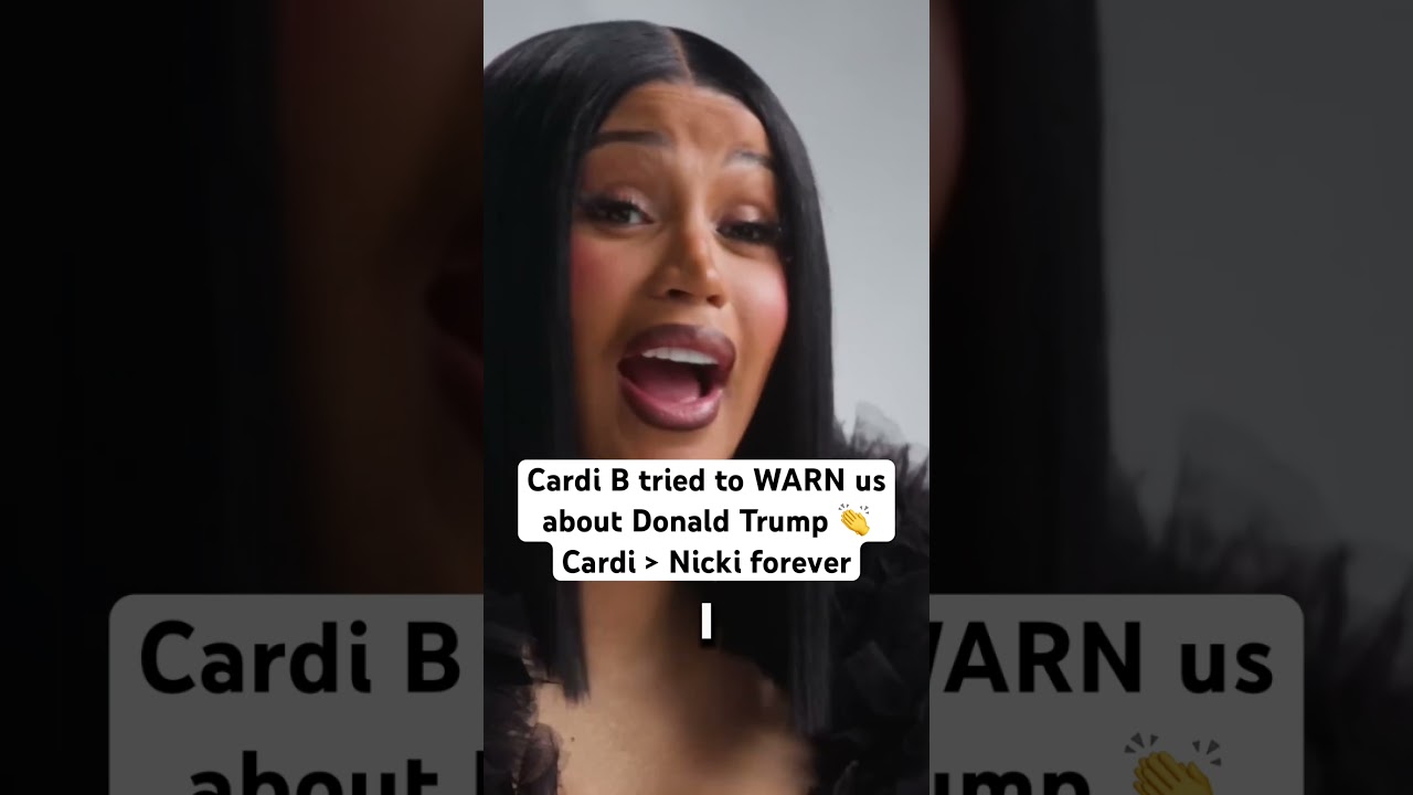 Cardi B SLAMS Trump #cardib #trump #democrats