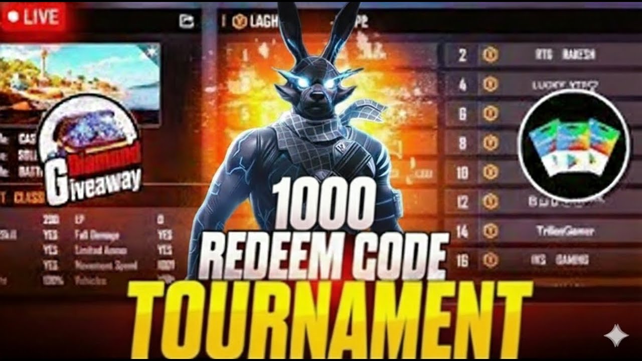 Redeem code 2000 ka giveaway 💯