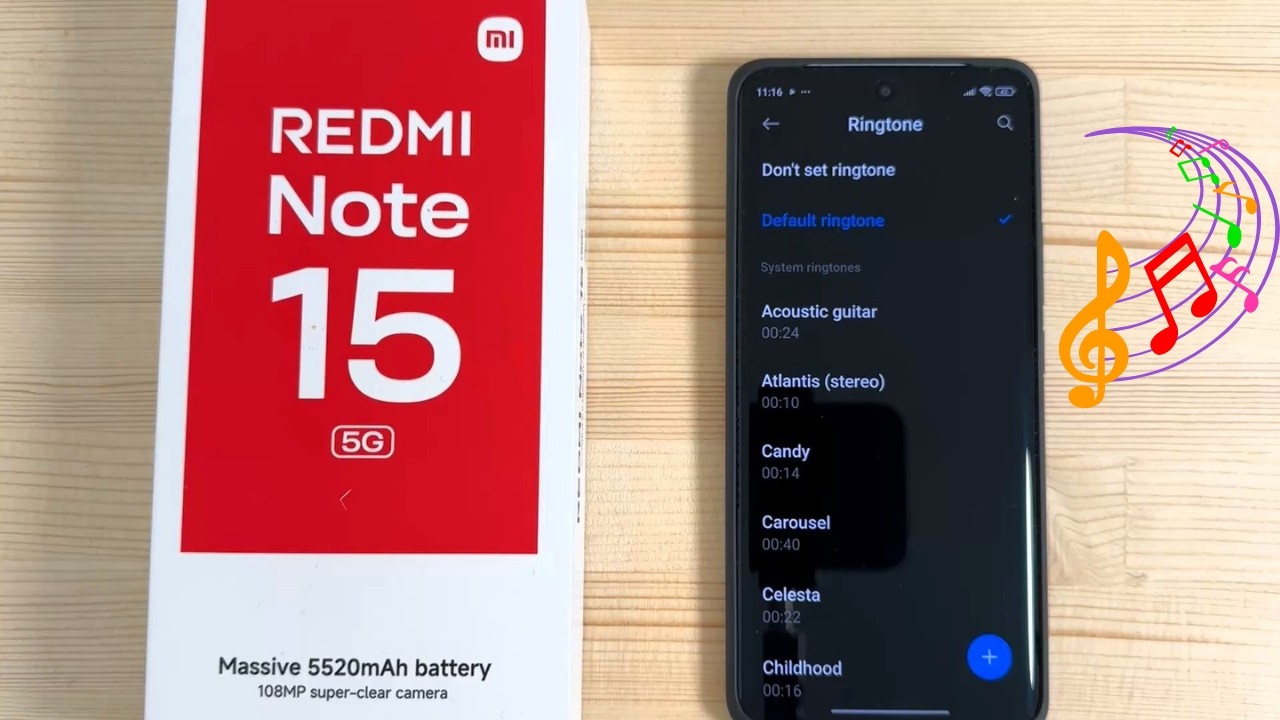 REDMI Note 15 ORIGINAL RINGTONES