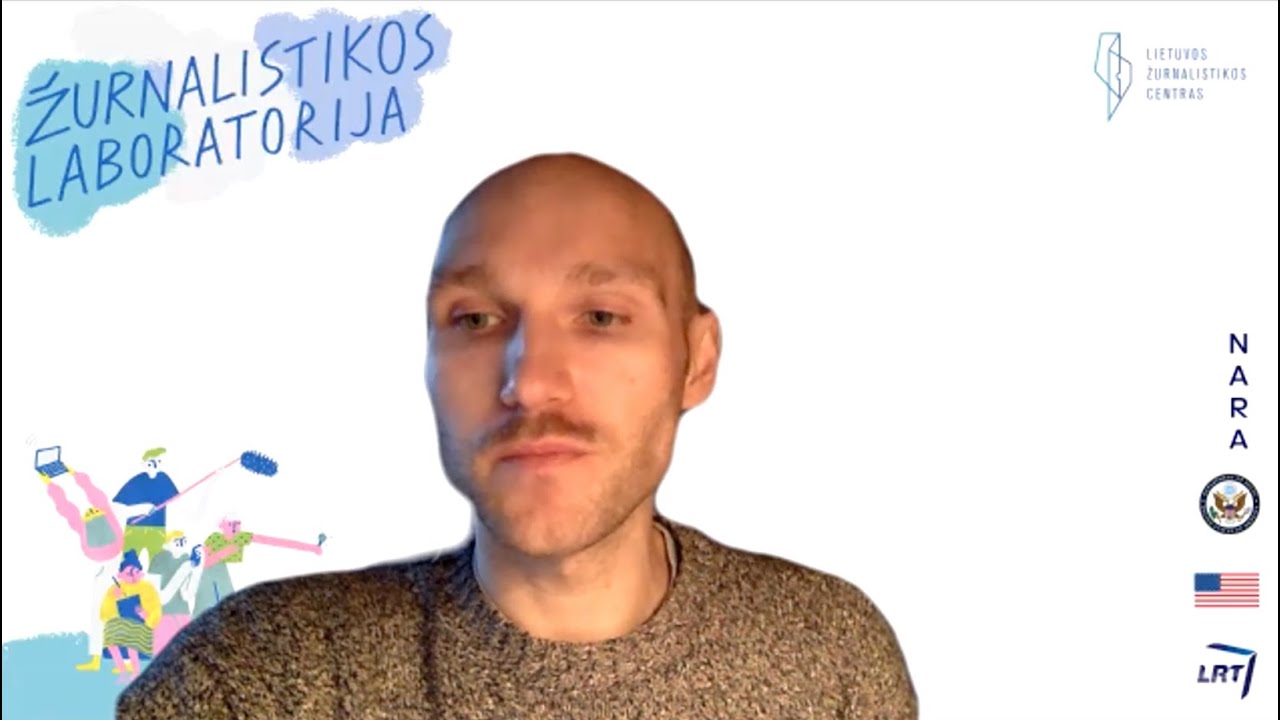 LRT dizainerio Daumanto Vladarskio paskaita ,,Grafinis dizainas ir maketavimas''