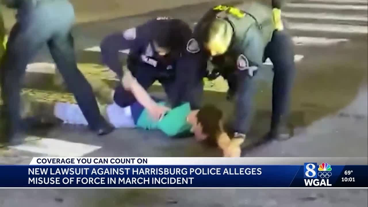 Carter Burch has filed a lawsuit against the Harrisburg Police Department, alleging excessive for...