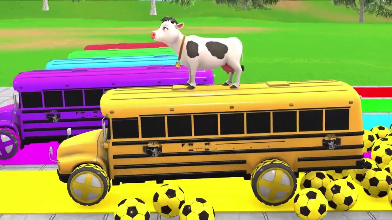 3D Animal Slide Run with Wild Zoo Characters and Fun Animation