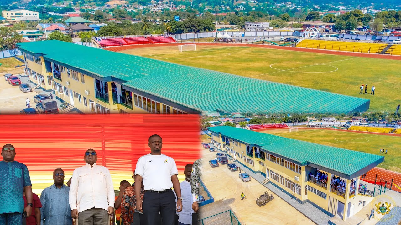 Prez Nana Addo Commissions Multipurpose Koforidua Sports Stadium MCed by Dan Kwaku Yeboah