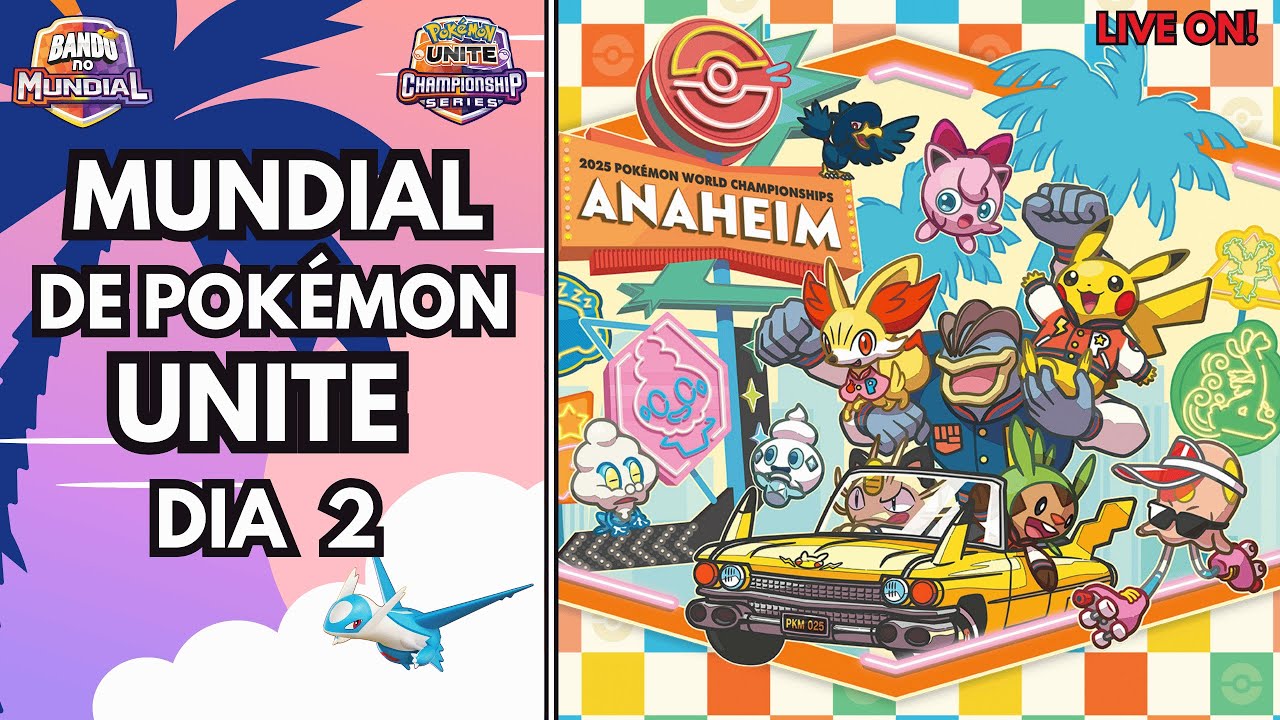 MUNDIAL DE POK&Eacute;MON UNITE NARRA&Ccedil;&Atilde;O PT BR DIA 2 BANDO NO MUNDIAL!