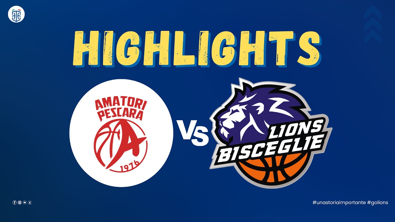 Highlights Amatori Pescara-Lions Bisceglie