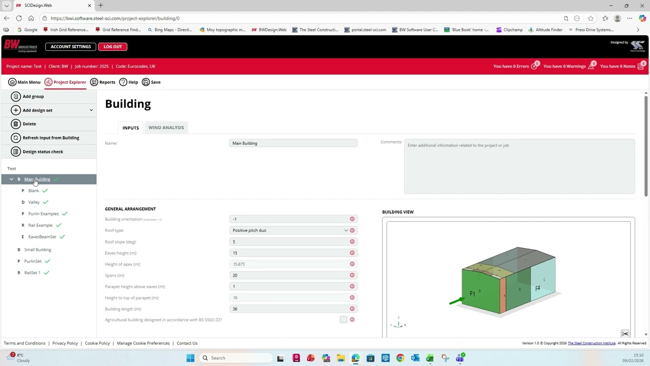 BW Industries Design Software - The Tree and Reporting