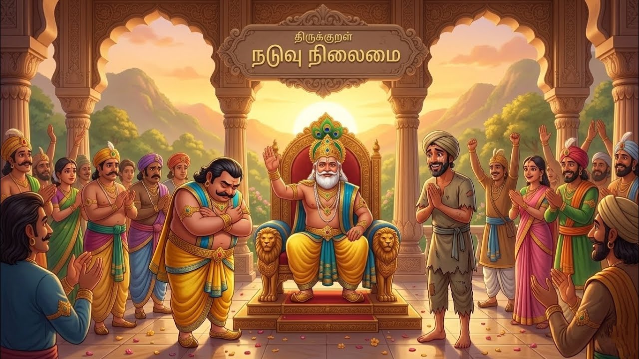 திருக்குறள் நீதிக்கதை | நடுவு நிலைமையின் ராஜா👑 | சிறுவர்களுக்கான 3D அனிமேஷன் | Moral Story Tamil