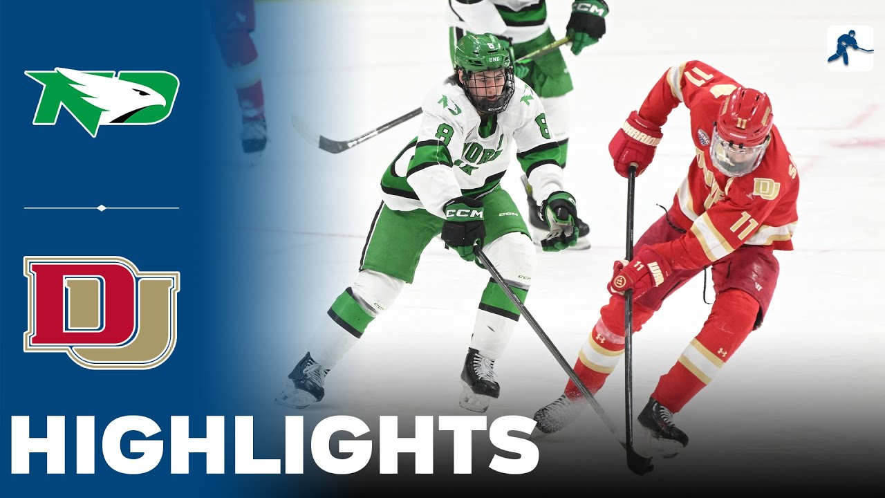 North Dakota vs Denver | NCAA College Hockey | Highlights - January 16, 2026