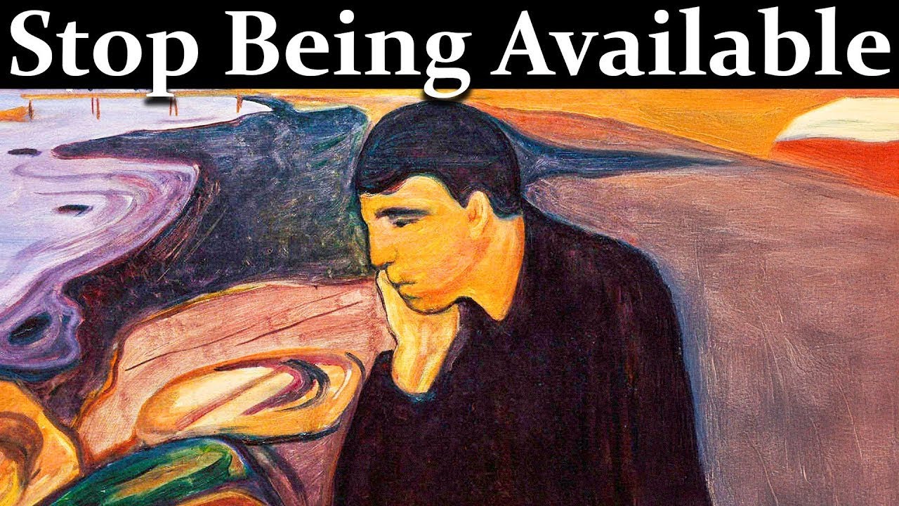 When You Stop Being Available, Everything Changes - Carl Jung