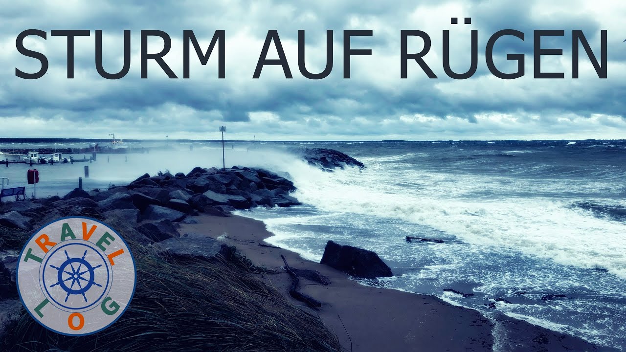 Sturm auf Rügen | Sturmflut an der Ostsee, Glowe 14.10.2020