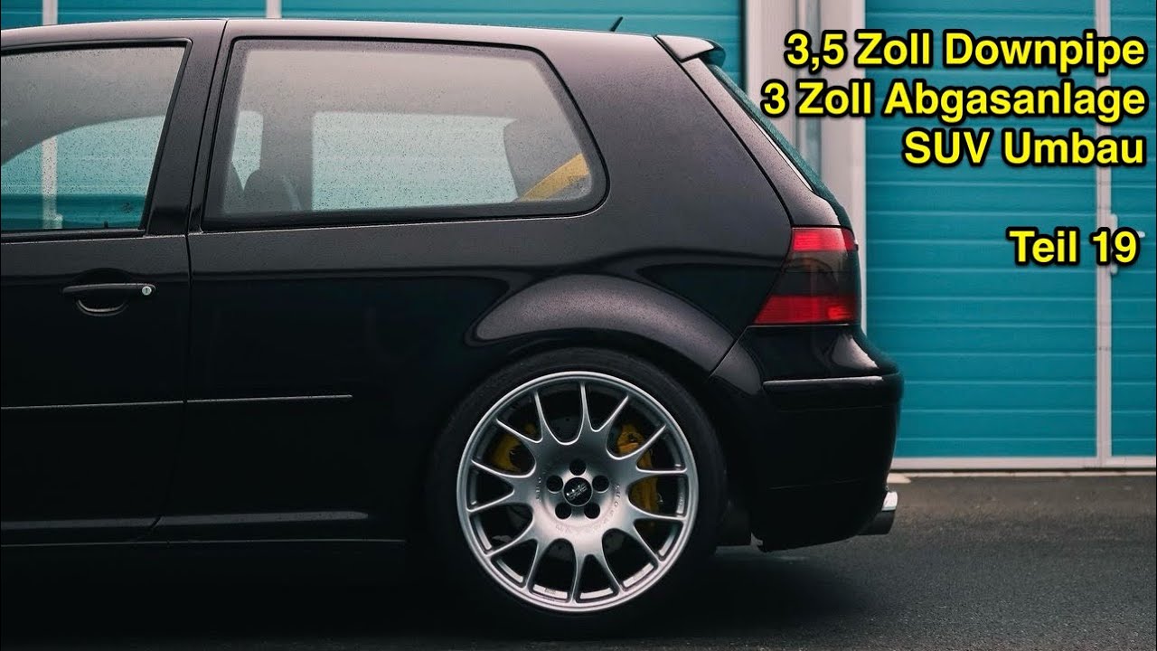 Golf4 1.8T Projekt, 3,5 Zoll Downpipe + 3 Zoll Bull-X Umbau + Abgerissene Stehbolzen am Turbo & Co.