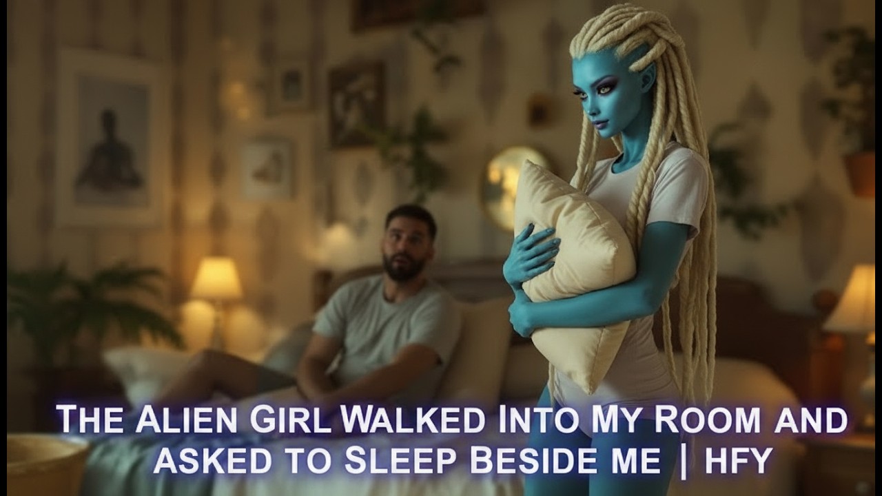 The Alien Girl Walked Into My Room and Asked to Sleep Beside Me | HFY