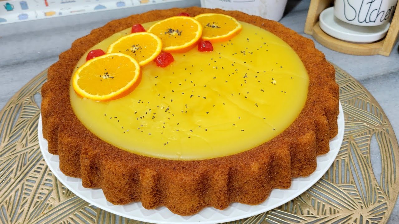 كيكة المول العجيب بكريمة البرتقال 🍊 كيكة اقتصادية سهلة وناجحة بمكونات بسيطة