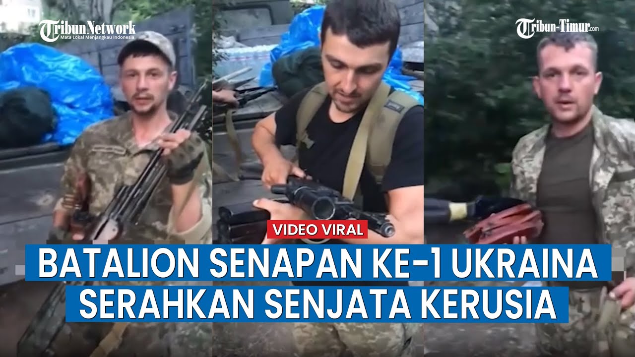 Batalion Senapan ke 1 Ukraina Secara Sukarela Beri Senjata ke Pasukan Rusia