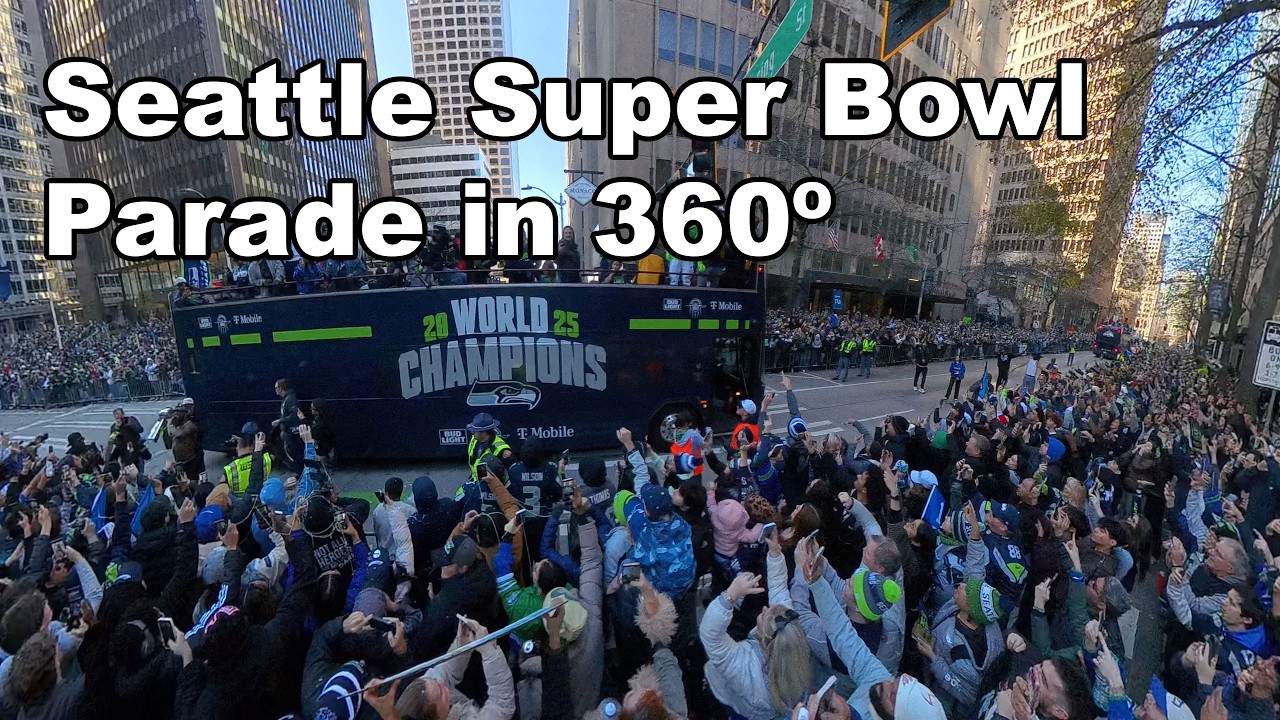 Seattle Seahawks 2026 Super Bowl Parade 360