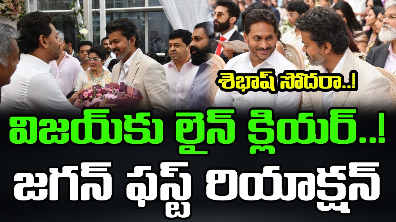 విజయ్ కి లైన్ క్లియర్ జగన్ రియాక్షన్ | YS Jagan React Vijay To Form Govt in Tamil Nadu : PDTV News