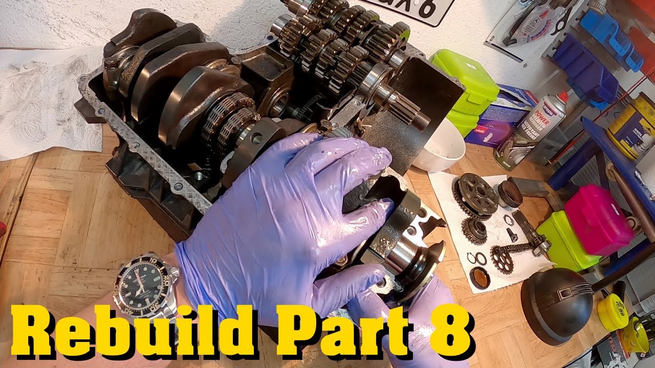 Kawasaki ZXR 750 H1 Remove Crankshaft & Connecting Rods [Engine Rebuild Part 8]