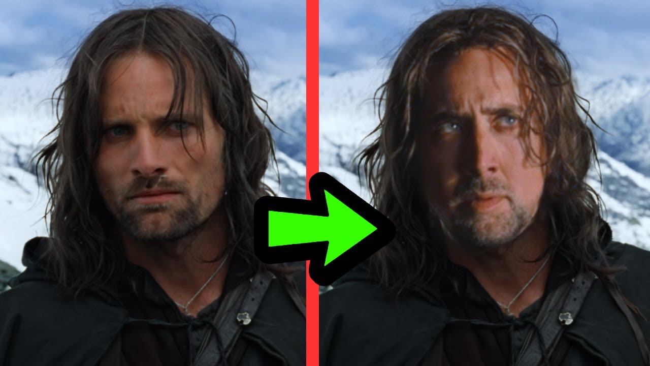 The Lord of the Rings but with Nic Cage