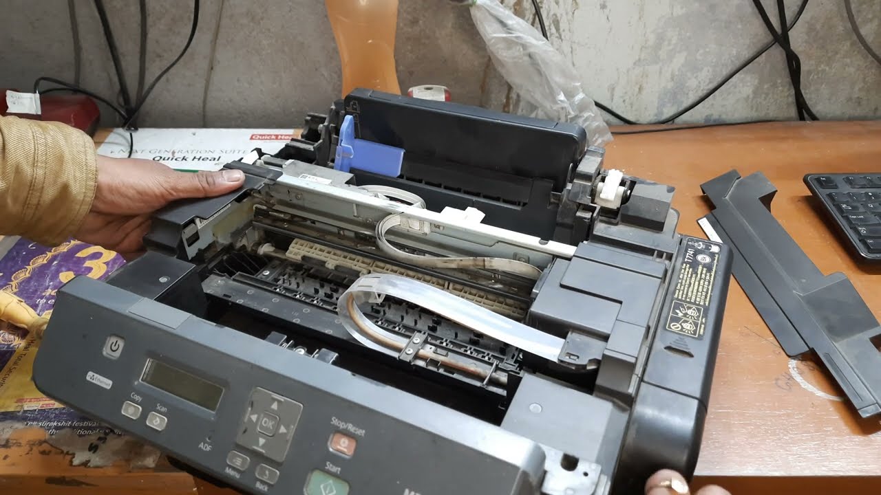 Epson M200 Troubleshooting | ADF Light Blinking | Paper Jam Error