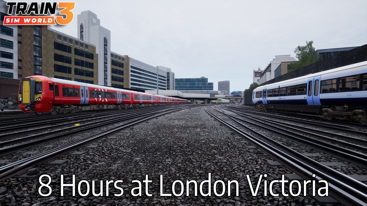 8 Hours at London Victoria - Brighton Main Line - Train Sim World 3