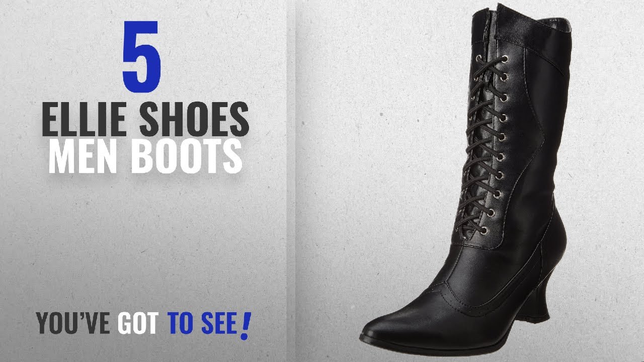 Top 10 Ellie Shoes Men Boots [ Winter 2018 ]: Ellie Shoes Women's 253 Amelia Victorian Boot, Black