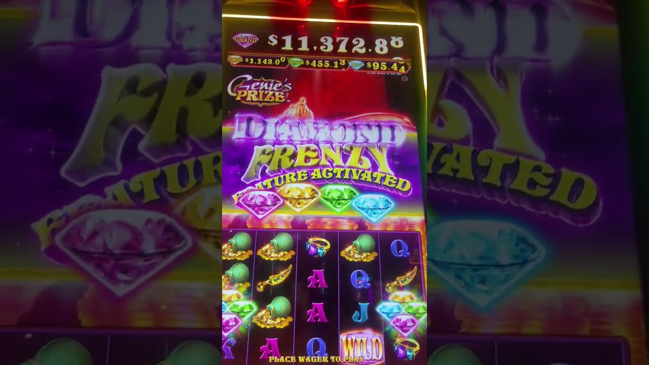 Big game wins Genie’s Prize Diamond frenzy and upgrades and more bonus symbols 