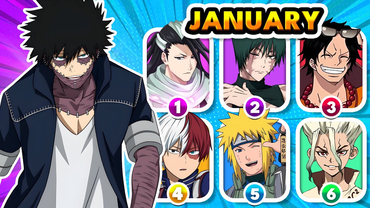 Save 1 Anime Character For Each Month | Anime Quiz🔥😍
