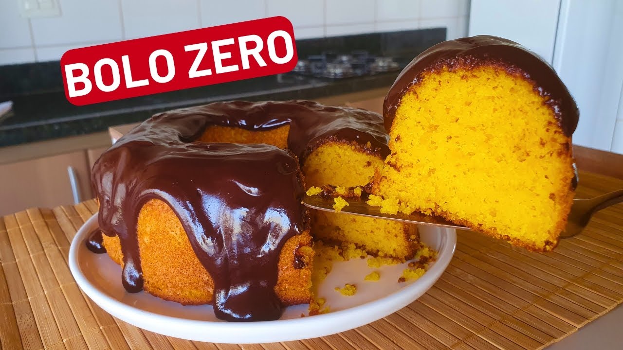 Fa&ccedil;a bolo de cenoura sem a&ccedil;&uacute;car perfeito