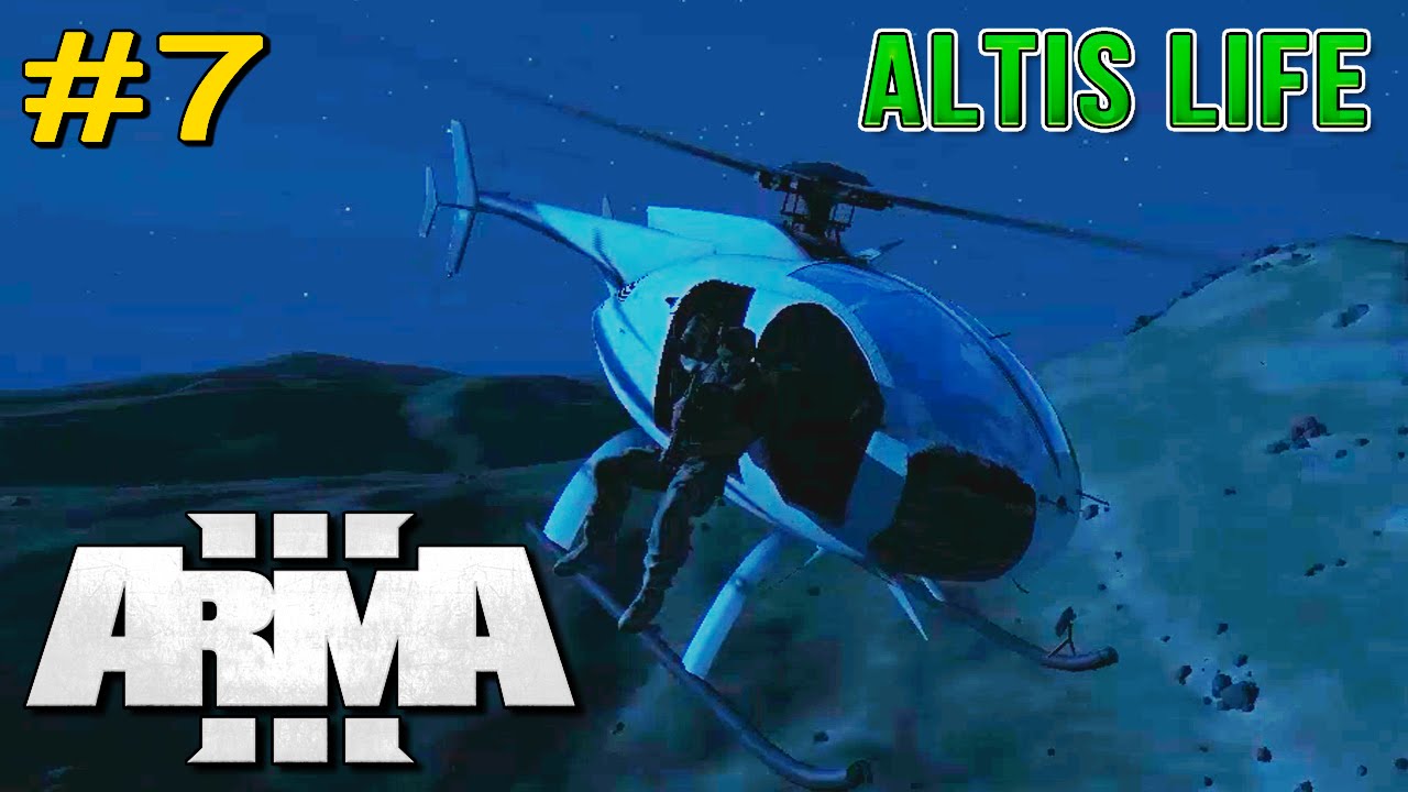 ArmA III - Altis Life #7 Pegando Diamante, B0mb4rdeio em Kavala e Alan Danadinho xD