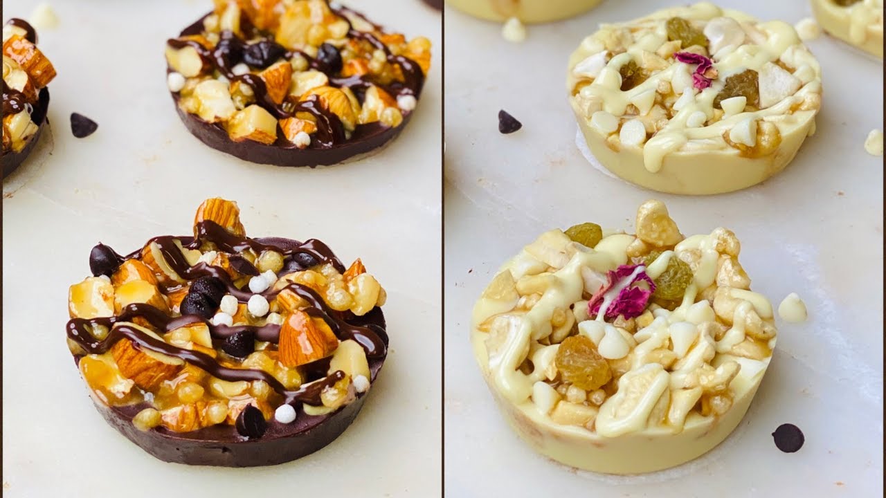 Choco  Nutty Cookies - 2 Flavours | Choco Almond Nutty Cookies | Choco Cashew Nutty Cookies