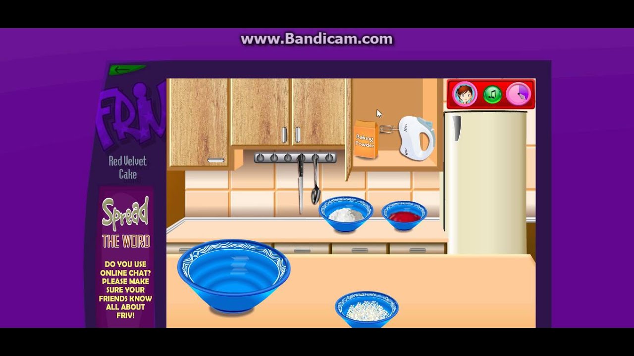 guide to making a cake on friv
