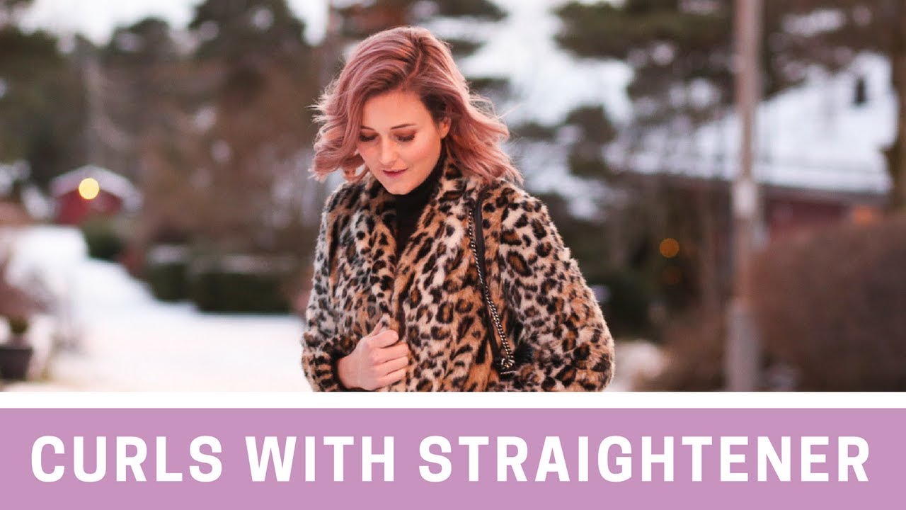 SHORT HAIR CURLS WITH STRAIGHTENER I KAJA-MARIE