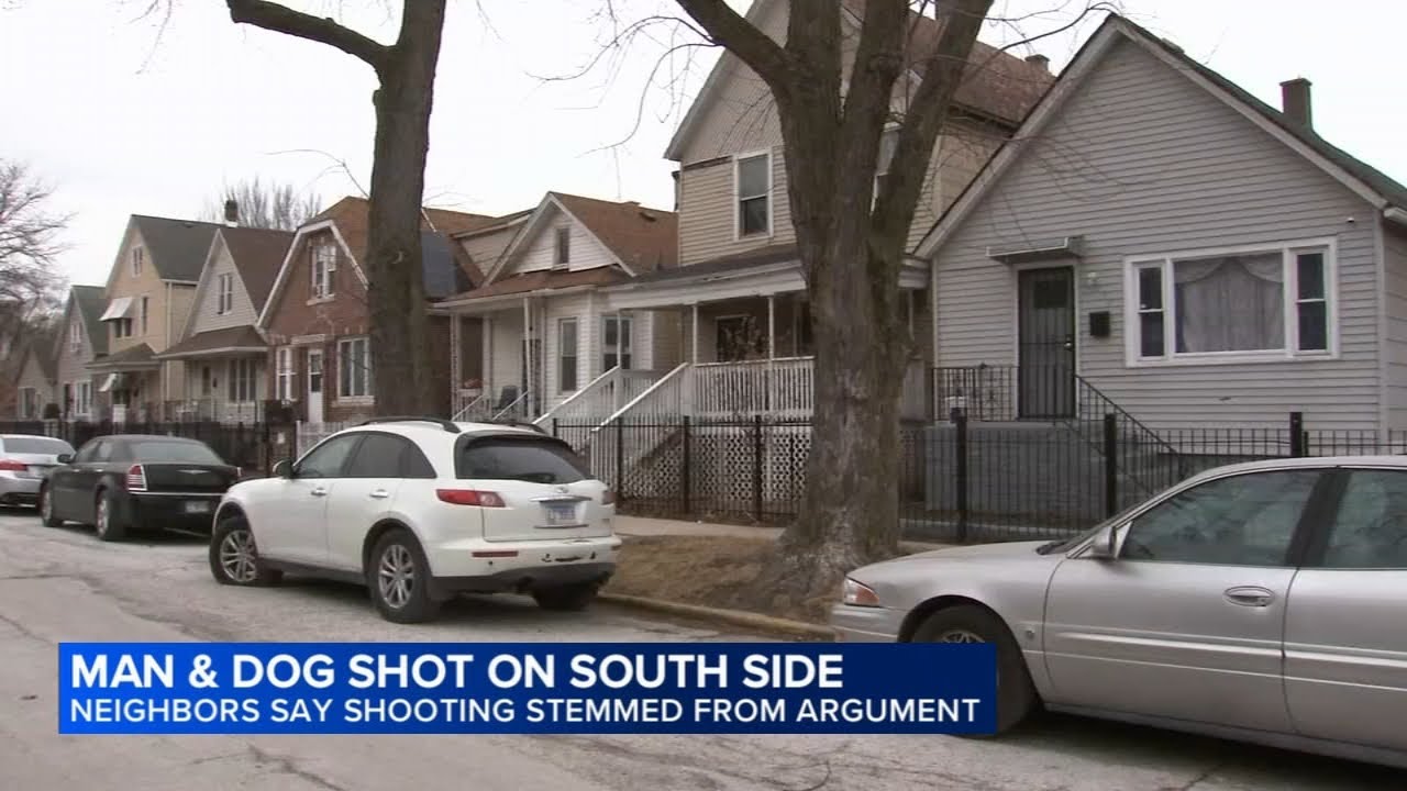 South Side resident describes feeling helpless as man, dog shot