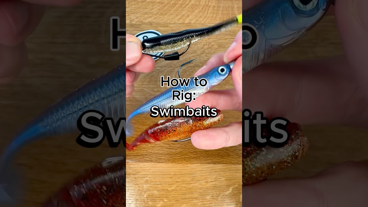 Как оснастить свимбейты #рыбалка #swimbait #советы по рыбалке #bassfishing