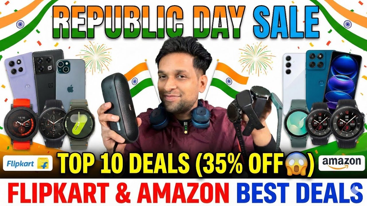 Confused 🤔 Best deal on this Republic day • Flipkart & Amazon Great Republic Day 2026 • New video