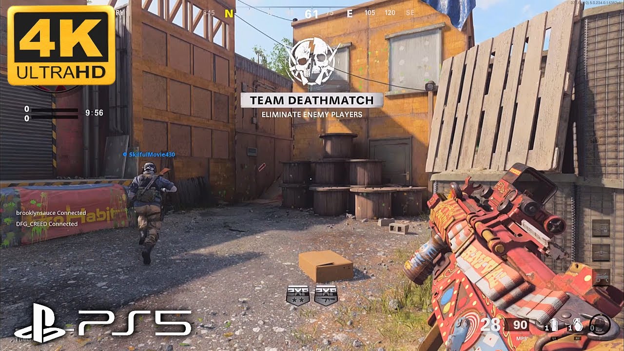 Call of Duty Cold War: Team Deathmatch Multiplayer PS5 Gameplay 4K (No Commentary)