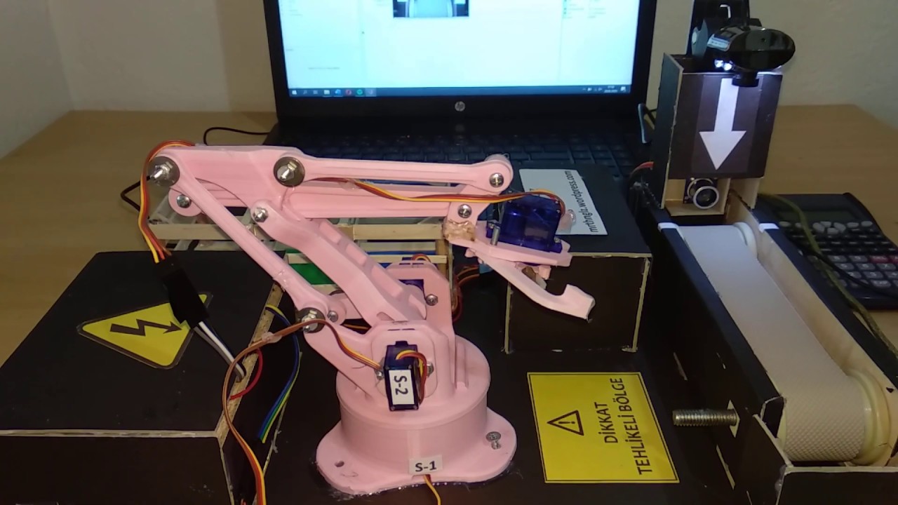 Matlab İle G&ouml;r&uuml;nt&uuml; İşleme Tabanlı Robot Kol Projesi
