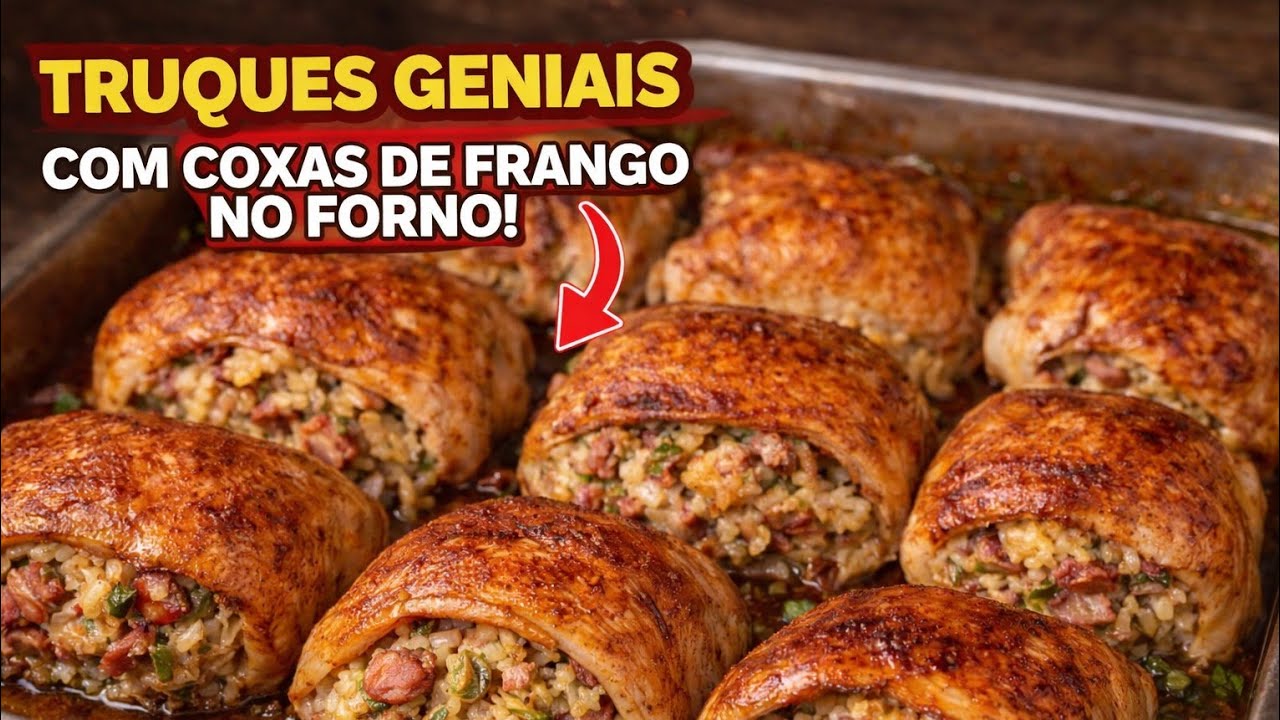 Aprenda Esse Segredo Genial! Com  coxas de Frango no Forno muito saborosa! O mestre das Receitas. 