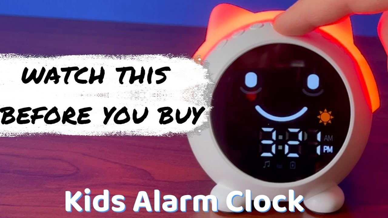 Demo of why Kids Alarm Clock w/ Sleep Training from Amazon is so SPECIAL & UNIQUE [PRODUCT REVIEW]