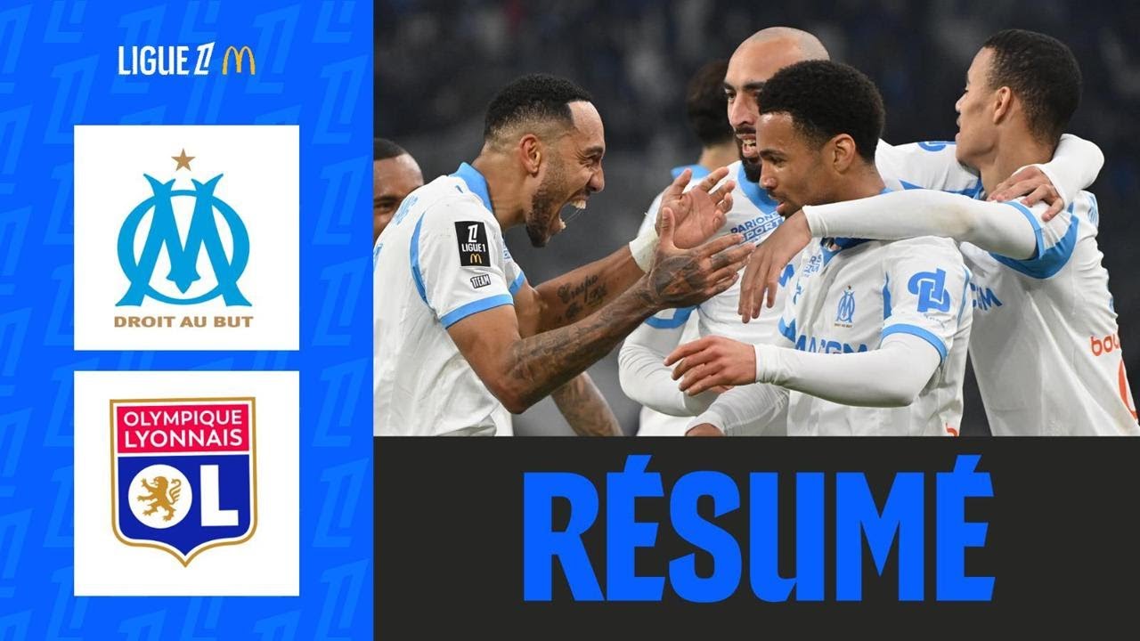 Aubameyang DOUCHE l'OL, l'OM RENOUE avec la VICTOIRE | 24ème journée - Ligue 1 McDonald's 25/26