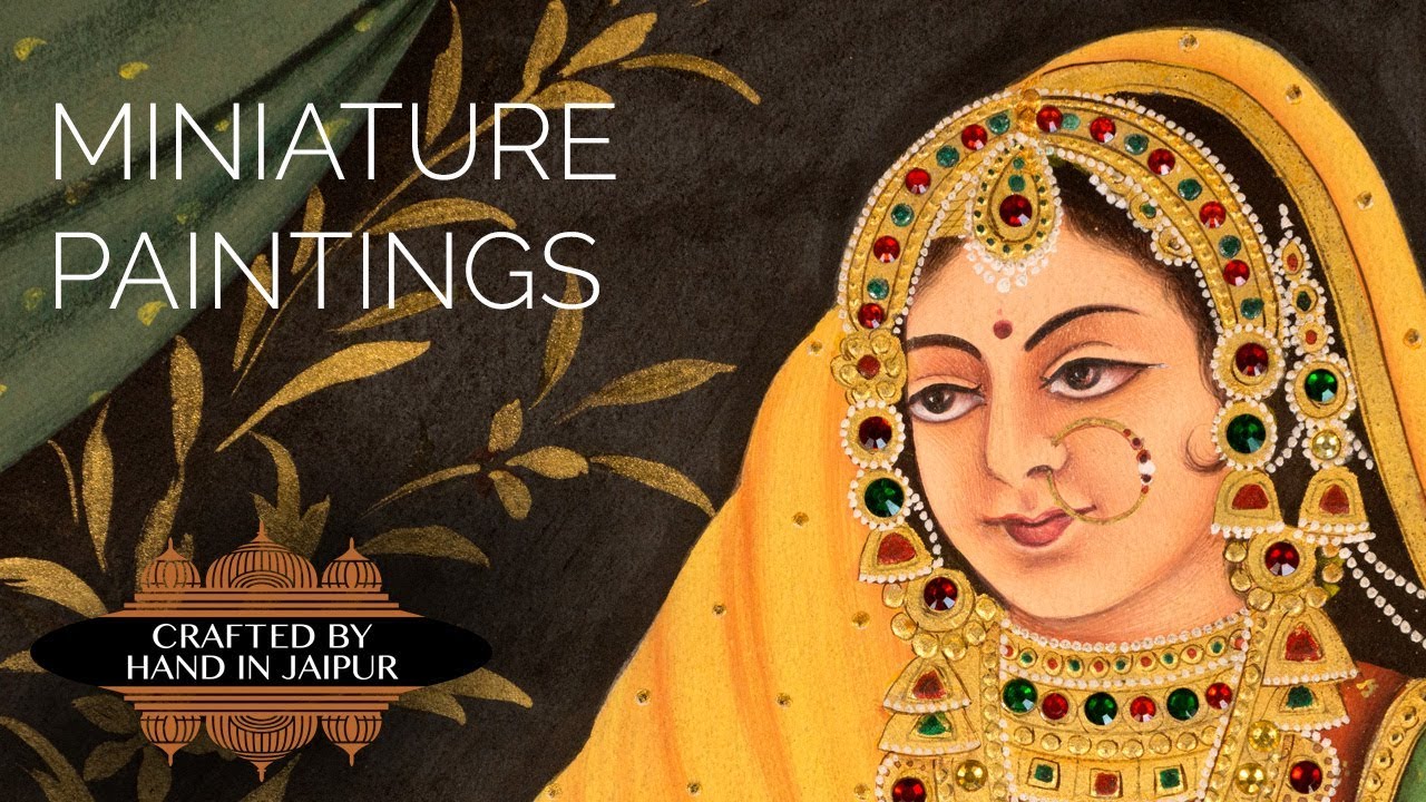 Crafted by Hand in Jaipur, India - Volume 4 Miniature Paintings