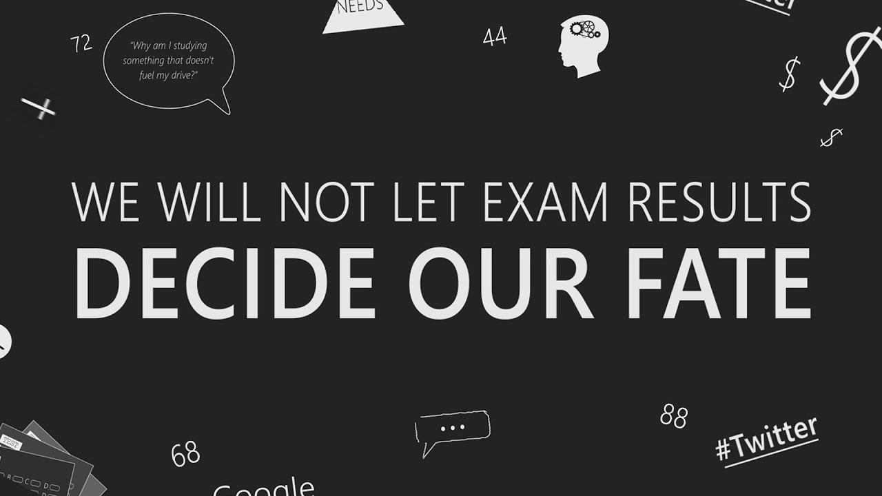 I Will Not Let An Exam Result Decide My Fate || Kinetic Typography