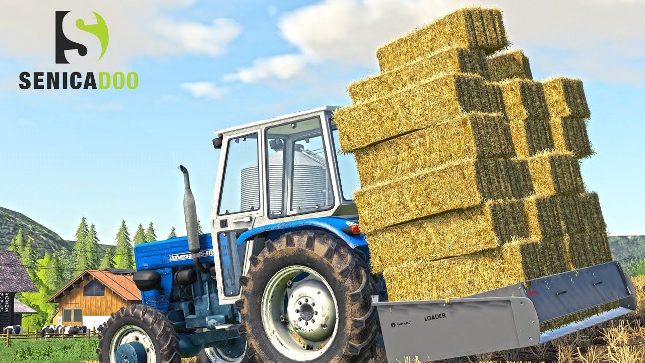 UTH19 - Baling small straw Bales in South-east Slovenia [Dolenjska]