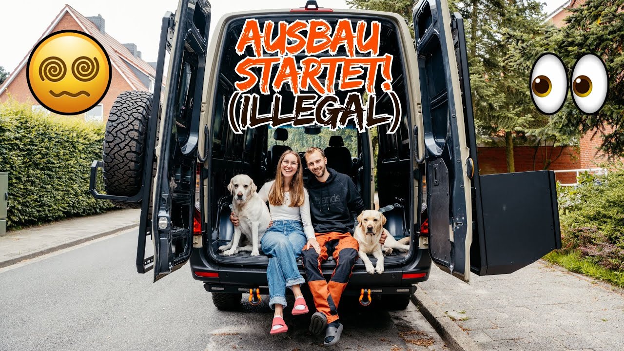 ⚠️ Vanausbau verboten! 🚫 Der Ausbau von unserem Sprinter startet holprig! 😅 #Vanausbau #sprinter
