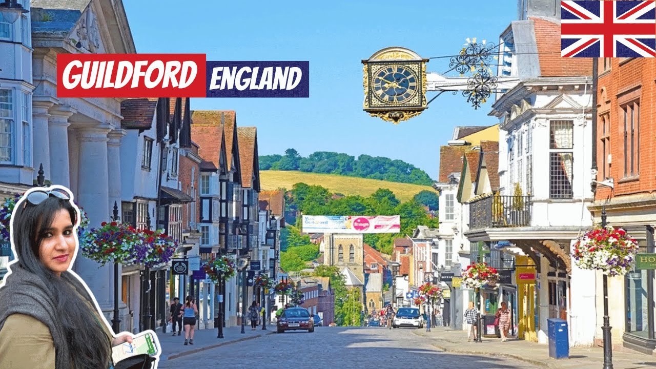 Guildford, Surrey : A Must-Visit Town in England | Woking | UK | 4K
