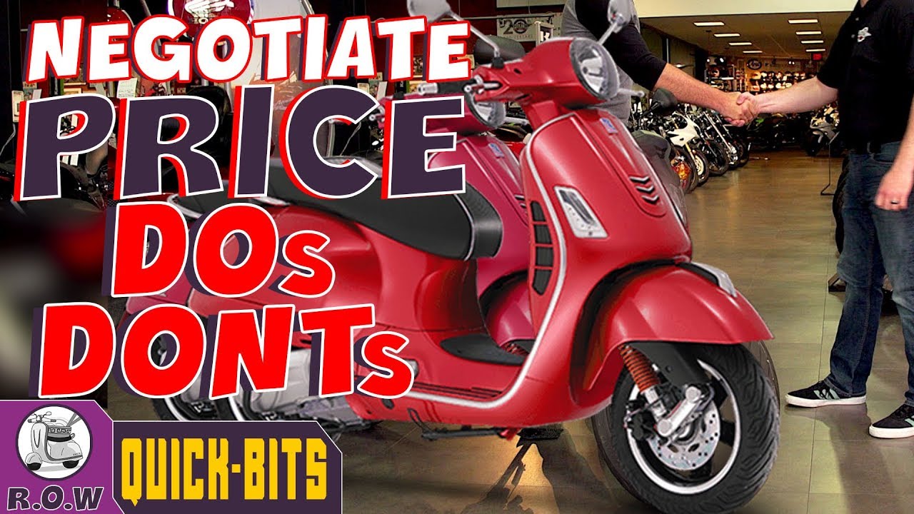 Negotiating a Scooter Price: DO's & DON'Ts