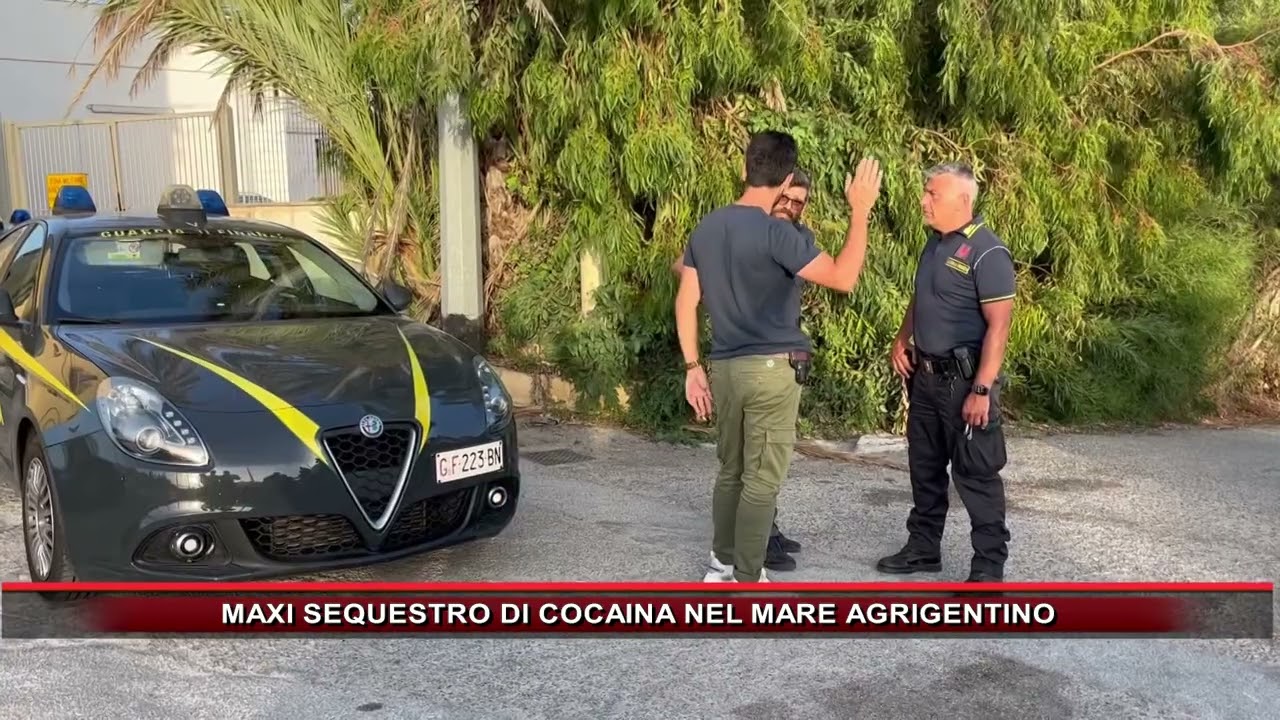 MAXI SEQUESTRO DI COCAINA NEL MARE AGRIGENTINO
