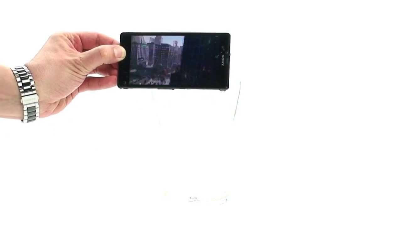 Sony Xperia Z - test wodoszczelności