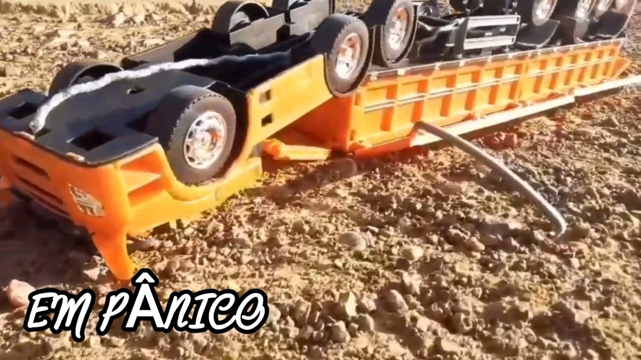 Os piores acidentes com miniaturas de caminhão 